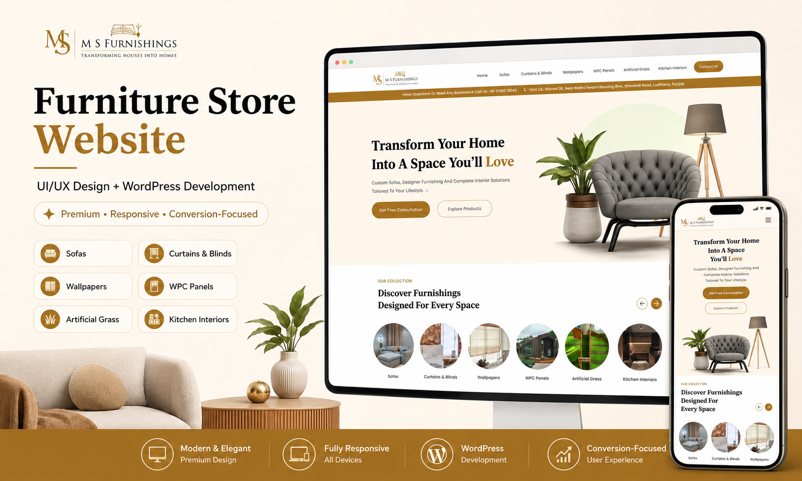 M S Furnishings — Furniture & Interior Design